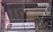 Cantiere cartello Superbonus